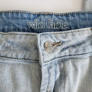 WHITE FABLE High Rise Mom Jeans Size 14